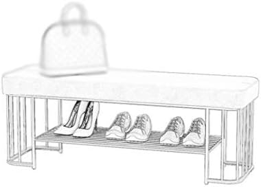 SawQf Прилагодете ја столицата за промена на бојата со чевли со решетки за складирање на чевли, врата од домашна софа столица едноставна