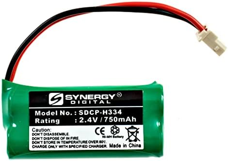 Синергија дигитална батерија без безжичен телефон, компатибилна со AT & T-Lucent BT183342 безжичен телефон комбо-пакет вклучува: