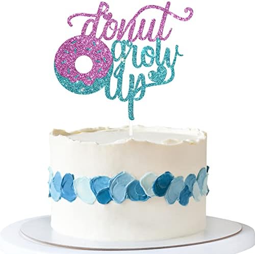 Talorine крофна растат торта за торта, забава за туширање за бебиња, тема за крофни деца 1 -ви роденденска забава за декорација