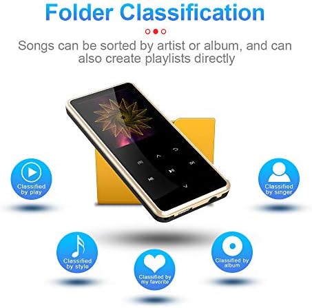 Bluetooth MP3 MP4 Sports Sports Music Player Електронска книга Радио рекордер Преносен Walkman Digital Audio