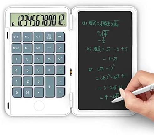Калкулатор на WSSBK LCD Tebrite Table12 Digit Display Displate Inkless Drawing/Memo Vads/Одбори за планирање Рачно за дневна употреба