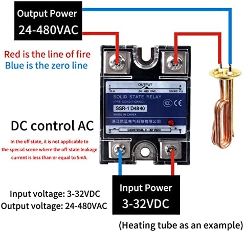 10A 25A 40A DA единечна фаза DC Control AC топлински мијалник 220V реле на 3-32VDC SSR-10DA 25DA 40DA Пластична обвивка за цврста состојба на цврста состојба