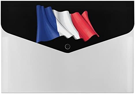 Франција Знаме Проширување На Папката Со Датотеки Папка Со Хармоника 6 Џебови Организатор На Документи Организатор На Хартија