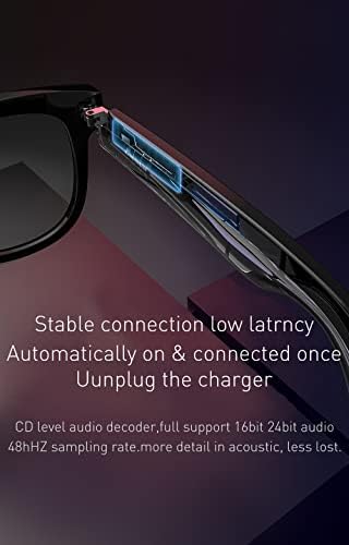 Очила Брзо Полнење Безжичен Bluetooth Паметен Титаниум Флексибилна Јачина На Шарката Отворено Уво Аудио Спроводливост На Коските Аудио Очила