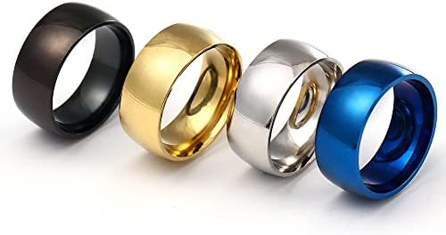 Сини прстени на Колесо 8мм за мажи и жени Персонализиран прстен Прилагодете го прстенот врежан прстен-75811