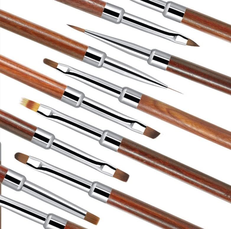 TJLSS GEL Nail Art Design 3D Gel Polish Manicure Ultra-Thin Line Line Ructure Pen Pent Dotting Sainting Tooled Chush Pen