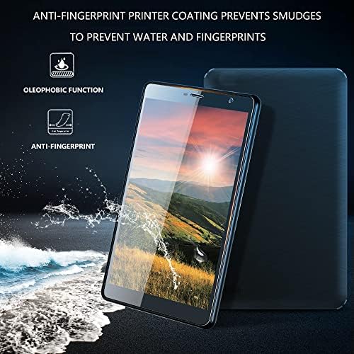 Fiewesey за Sunshine T1 Elite Elite Screen Protector, заштитен стаклен екран заштитник за Matrixpad S8/Touch Y80/Winnovo M8/Teclast