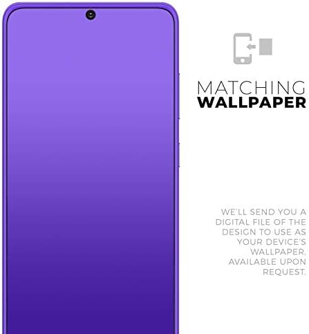 Дизајн Скинц Цврст Виолетова Заштитна Винил Налепница Обвивка На Кожата Компатибилен Со Samsung Galaxy S20