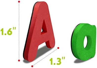 Спритегру 123 Парчиња Магнетна Форма Букви И Броеви Со Големи И Мали Букви Плус Симболи За Азбука Вокабулар Математика
