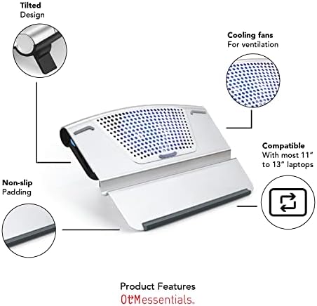 OTM Essentials Aluminum мал лаптоп за кревање лаптоп