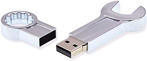 КЛУЧ USB 2.0 Флеш Диск 16gb Палецот Диск, Kepmem Кул Скок Диск Метал Пенкало Диск, Сребрена Меморија Стап Клуч Поштенски Диск Податоци За Складирање Подарок За Пријател