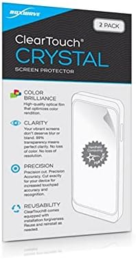 Заштитник на екранот во Boxwave, компатибилен со Advantech PAX -324 - Cleartouch Crystal, HD Film Skin - штитови од гребнатини
