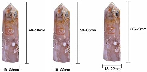 Houchu 1 компјутер цреша агатат аристална точка хексагонална колона Природна кристална поправка кристално заздравување магично стапче кварц