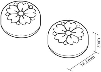 4 x Слатка Сакура Цвет Палецот Зафат Капи, Џојстик Капа за Нинтендо Прекинувач &засилувач; Лајт Силиконски Капачиња Капак За