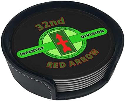 32-та Пешадиска Дивизија Црвена Стрелка Подлоги За Заштита На Масата Кожни Подлоги За Бар Кујна Домашен Стан Заштита На Мебел Подлога