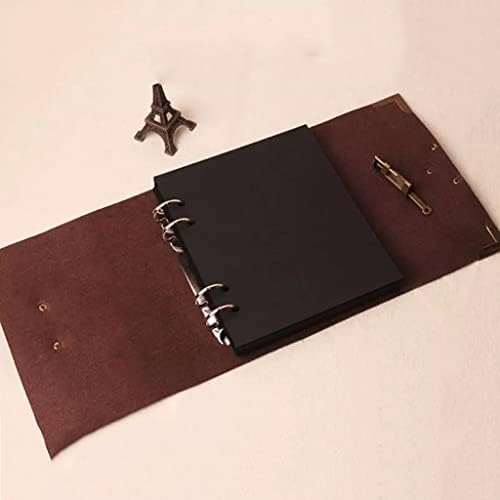 Pnnerr Leather Lock Bork Wednal Cood Book/Black StrapBook Албум Подарок сет/400GSM кожа фото албум книга голем капацитет