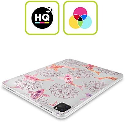 Дизајн на глава за куќиште Koi Pond Lotus Paradise Soft Gel Case компатибилен со Apple iPad 10.9