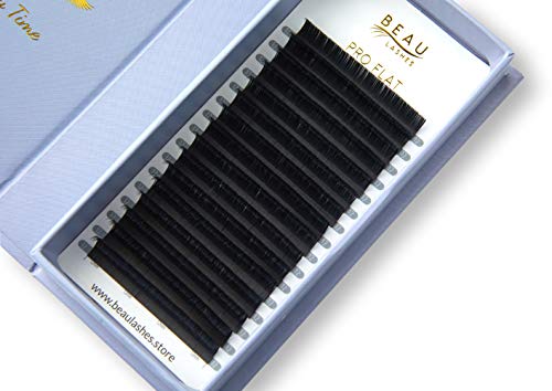 Елипс рамни индивидуални екстензии на трепките 0.2 mm b Curl 12mm фиока - Полу трајно професионално класично лаптоп за лансирање