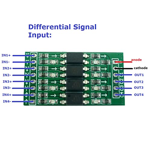 4Channels In 24V Out 12V Дигитална логика на ниво на конверзија PNP/NPN до NPN Оптичка изолација табла за Arduino Uno Nano STM32 AVR