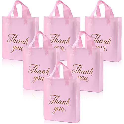 Outus Ви благодариме за стоки за мали бизниси, малопродажба од 9 х 12 инчи Ви благодариме сегашни торби со торбички за рачки за умирање за продавници, бутици, облека, деб