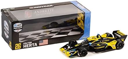 Modeltoycars 2022 NTT Indycar, 26 Colton Herta / Andretti Autosport - Greenlight 11150 - 1/18 Diecast Car Scale Diecast