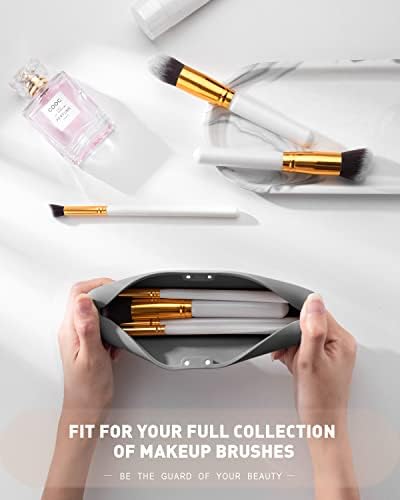 Corneria Travel Smapup Chuse Case со заклучување на магнети, преносен држач за четка за шминка, организатор за шминка, модерна и убава торба