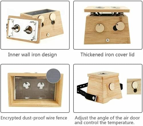 1 еез Традиционална Бамбус Моксибустион Креативна Кутија За Држач За Стапчиња Мокса Алатка За Написи Од Пелин