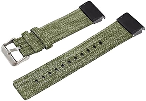EGSDSE за Garmin Fenix ​​6 6x Pro 5 5x Plus Forerunner 945 935 Пристап S60 S62 Easy Fit Woven Nylon Watchband Brapter Sleash Brid Strap