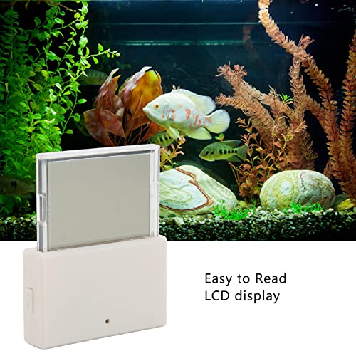 Термометар на аквариум, дигитален термометар за резервоар за риби со LED со голем ЛЦД дисплеј за мерење на резервоарот за риби и