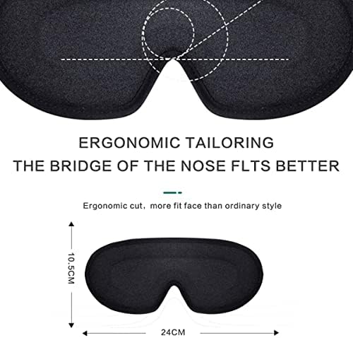 Ttkadiy маска за спиење, 2023 година најновата 3D маска за спиење кај мажи, ладна маска за олеснување на притисокот со прилагодливи