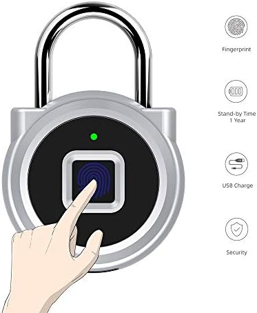 Зизмх П10 Катанец За Отпечатоци Паметна Брава Против Кражба Биометриска Безбедносна Брава За Шкафче За Багаж На Вратата