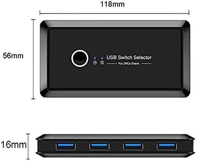SXDS 2 во 4 Надвор USB 3.0 Прекинувач Селектор 2 Порта Компјутери Споделување 4 Уреди USB 2.0 ЗА Тастатура Глувчето Скенер Печатач