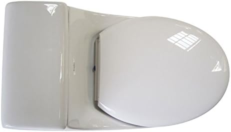 EAGO R-108SEAT замена на мекото затворање на тоалетот за TB108, бело, 18,5 L x 15 W x 2 H