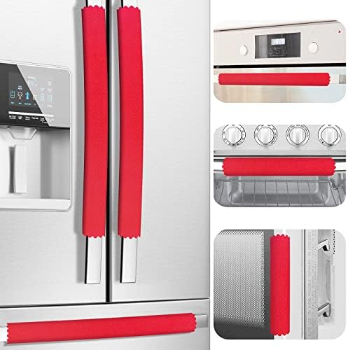 Обвивки за рачка на вратата на фрижидерот MRKG, сет од 6, капаци за рачки за фрижидер и микробранова печка, минималистичка, иновативна, чувајте го вашиот кујнски апара?
