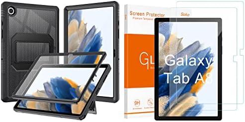 SOKE Galaxy Tab A8 Case 10,5 инчи 2022 солиден пакет за заштитни случаи на целото тело со Galaxy Tab A8 10,5 инчи 2022 заштитник