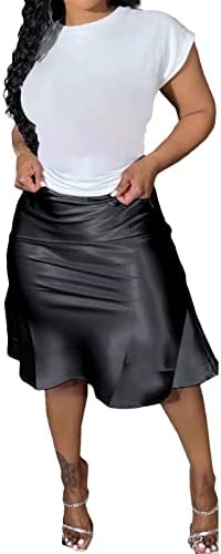 Кратки фенси фустани женски цврсти бои плетено расипано здолниште на колк, плус големина здолниште женски sundresses плус