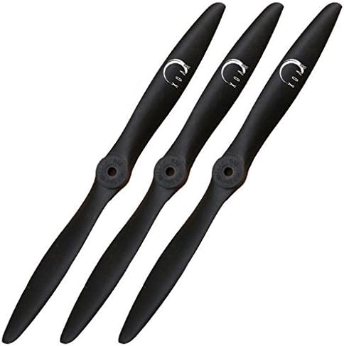 Xoar PJG 10x8 RC Airplane Propeller 10 Inch 2 Blade најлон реквизит за рамнини со фиксна крила RC