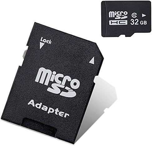 32gb 32G Sdhc Класа 10 Флеш Мемориска Картичка + Слободен SD Адаптер Црна