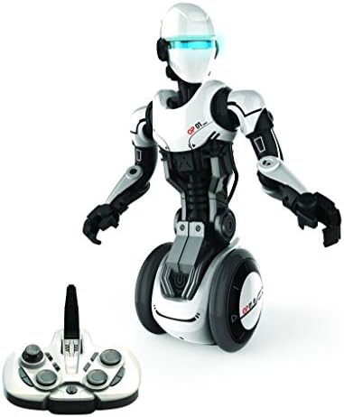 ЈОКО Роботи-ОП ЕДЕН-Гигантски 14.17 Програмабилни Далечински Управувач Танцување Робот Со Тркала-Бела И Сина – Паметни Космо Робот Играчка за