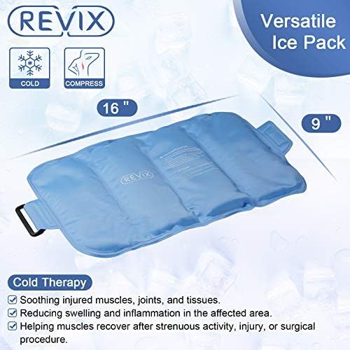 Свикс XL мраз пакет за операција за замена на коленото, гел мраз пакет за повреди на грбот и олеснување на болката мека кадифена