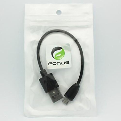 Краток USB кабел за кабел за полнач на кабел за напојување со моторна жица компатибилна со Motorola Moto E5 Play - Moto E5 Plus -