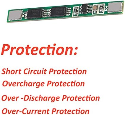 DIANN 10pcs 1S 3.7 V BMS 18650 Полнач 4a Pcb Заштита Одбор За Ли - Јонски Литиум Батерија Ќелија