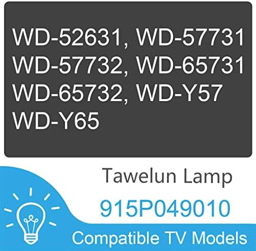 Tawelun 915p049010 Заменски костум за ламба за модели Mitsubshl WD-52631, WD-57731, WD-65731, WD-65732