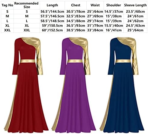 Фустани танцуваат фустан мода со долг ракав металик пејачи кои ја обожаваат костумот лирска фаза перформанси танцувачка облека