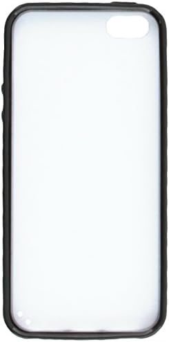 MyBat Glassty Cover Solid Gummy Cover за Apple iPhone 5s/5 - Пакување на мало - Бело/црно