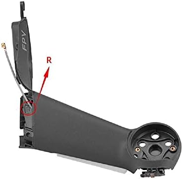 Csyanxing Black RC за замена на дронот за замена за DJI FPV Drone Landing Gear Gear Motor Motor Резервни делови