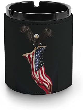 Американско знаме орел цигара од пепел, пушка, држач за пушење на пепел за декорација на десктоп за домашни канцеларии