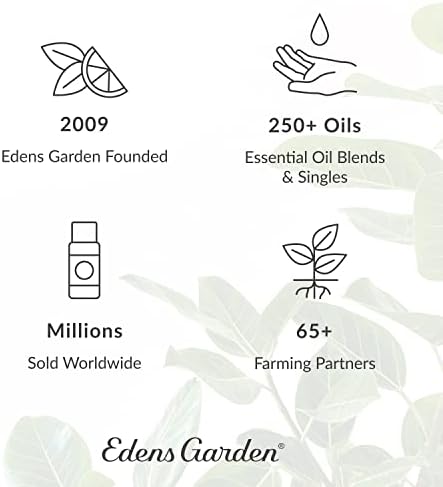 Еденс Градина Добра мешавина од есенцијално масло за здравје, чист и природен најдобар рецепт терапевтски мешавини на ароматерапија-