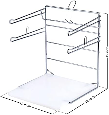 Chrome Tagh Rack Rack/Stand има големина 1/6 и 1/5. Шопинг торба за држач за торбичка столче за торбичка за торбичка стојат маичка торба торба за диспензери за намирници решетката