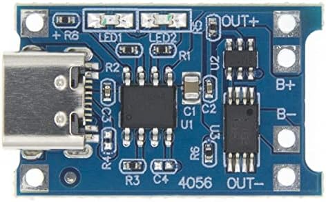 Hiigh TP4056 +Заштита Двојни функции 5V 1A Micro USB 18650 литиум батерија за полнење на табла за полнач за полнач 1 парчиња